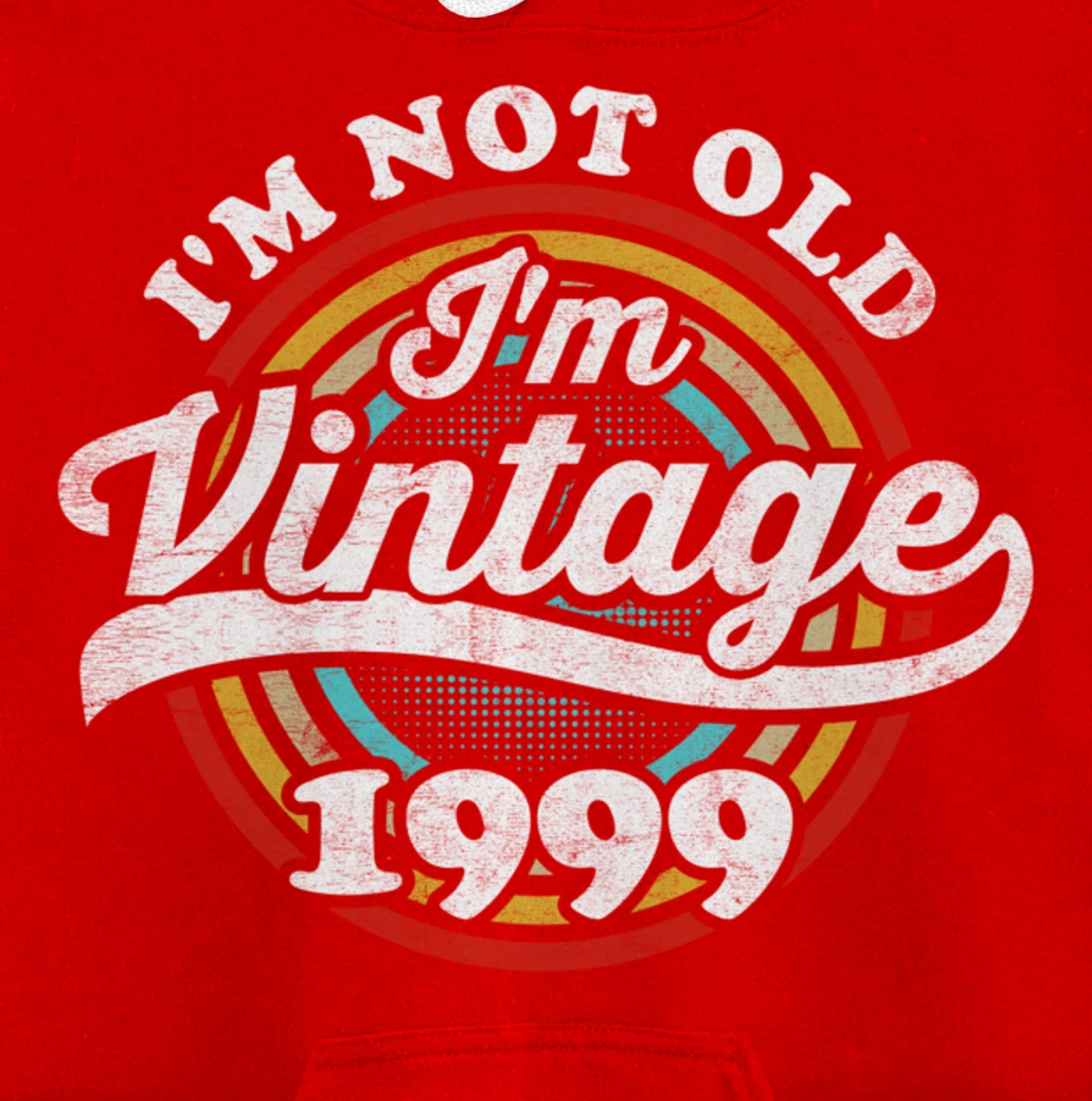 I'm Not Old I'm Vintage 1999 Pullover Hoodie