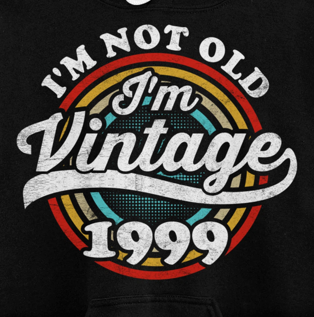 I'm Not Old I'm Vintage 1999 Pullover Hoodie