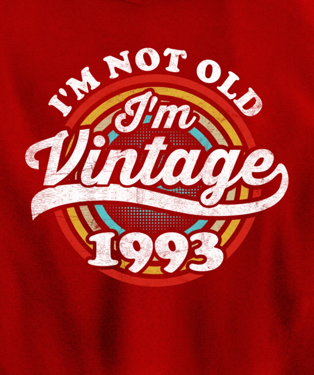 I'm Not Old I'm Vintage 1993 Pullover Hoodie