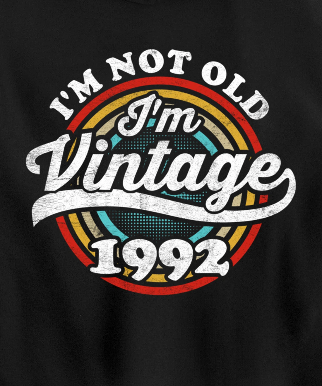 I'm Not Old I'm Vintage 1992 Pullover Hoodie