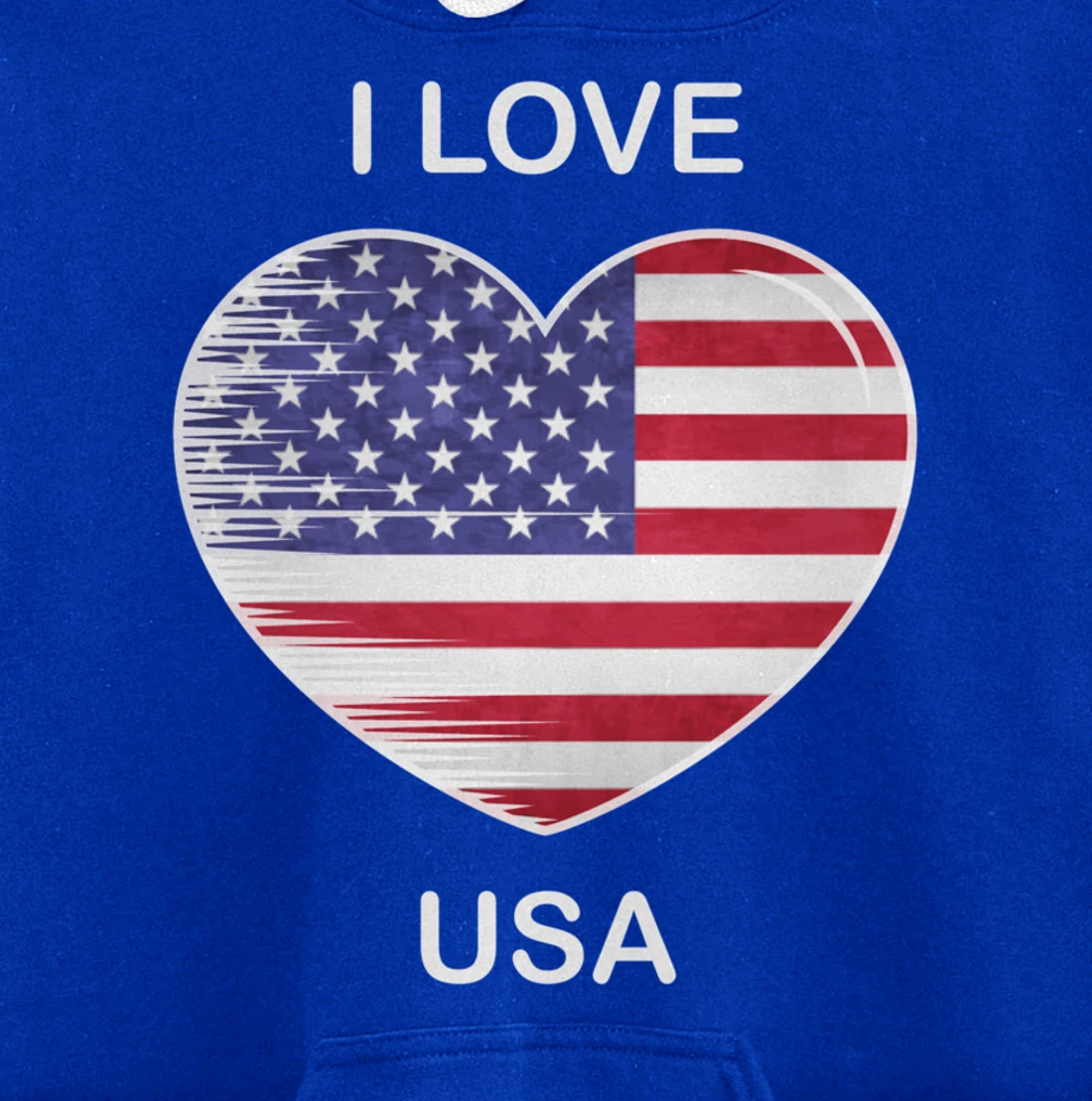 I Love America, My Home, My Country, Heart USA Pullover Hoodie