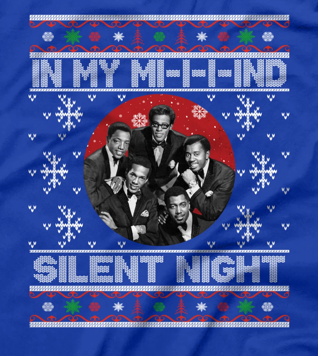 In My Mind Funny Black Family Matching Christmas Xmas Pajama T-Shirt