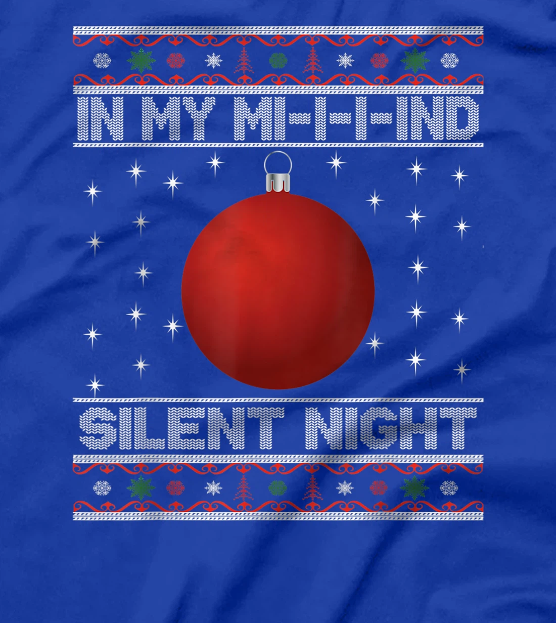 In My Mind Funny Black Family Matching Christmas Pajama T-Shirt, Kid T-Shirt and Women T-Shirt