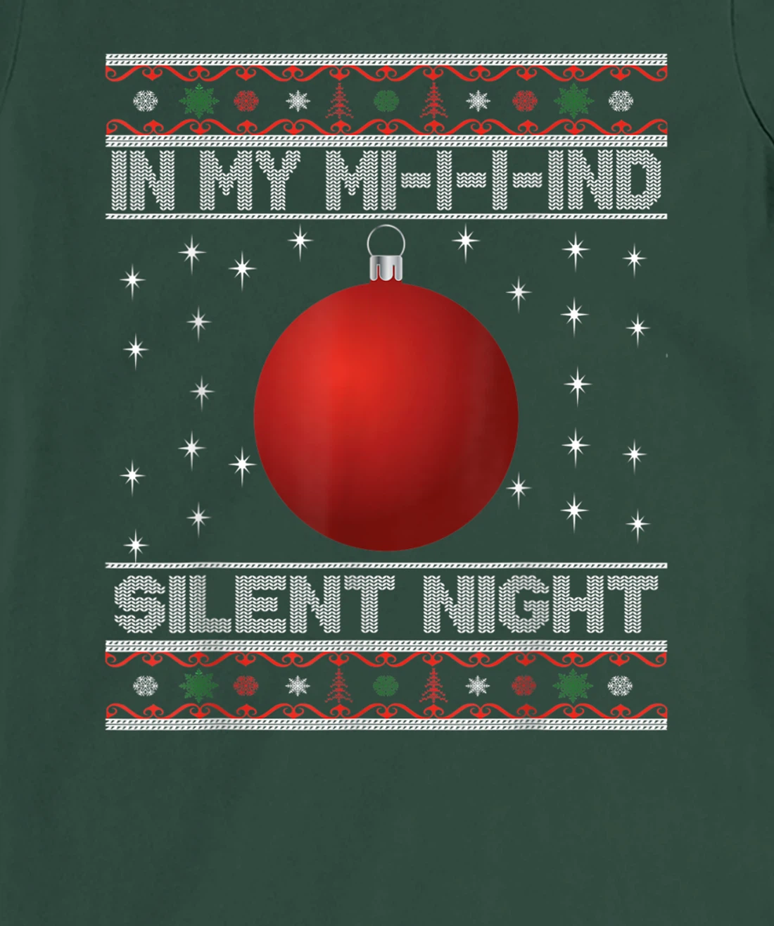 In My Mind Funny Black Family Matching Christmas Pajama T-Shirt, Kid T-Shirt and Women T-Shirt