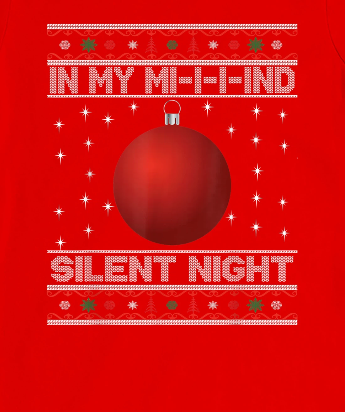In My Mind Funny Black Family Matching Christmas Pajama T-Shirt, Kid T-Shirt and Women T-Shirt