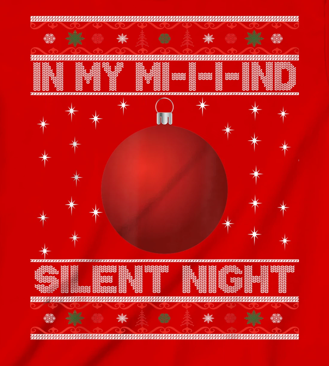 In My Mind Funny Black Family Matching Christmas Pajama T-Shirt, Kid T-Shirt and Women T-Shirt