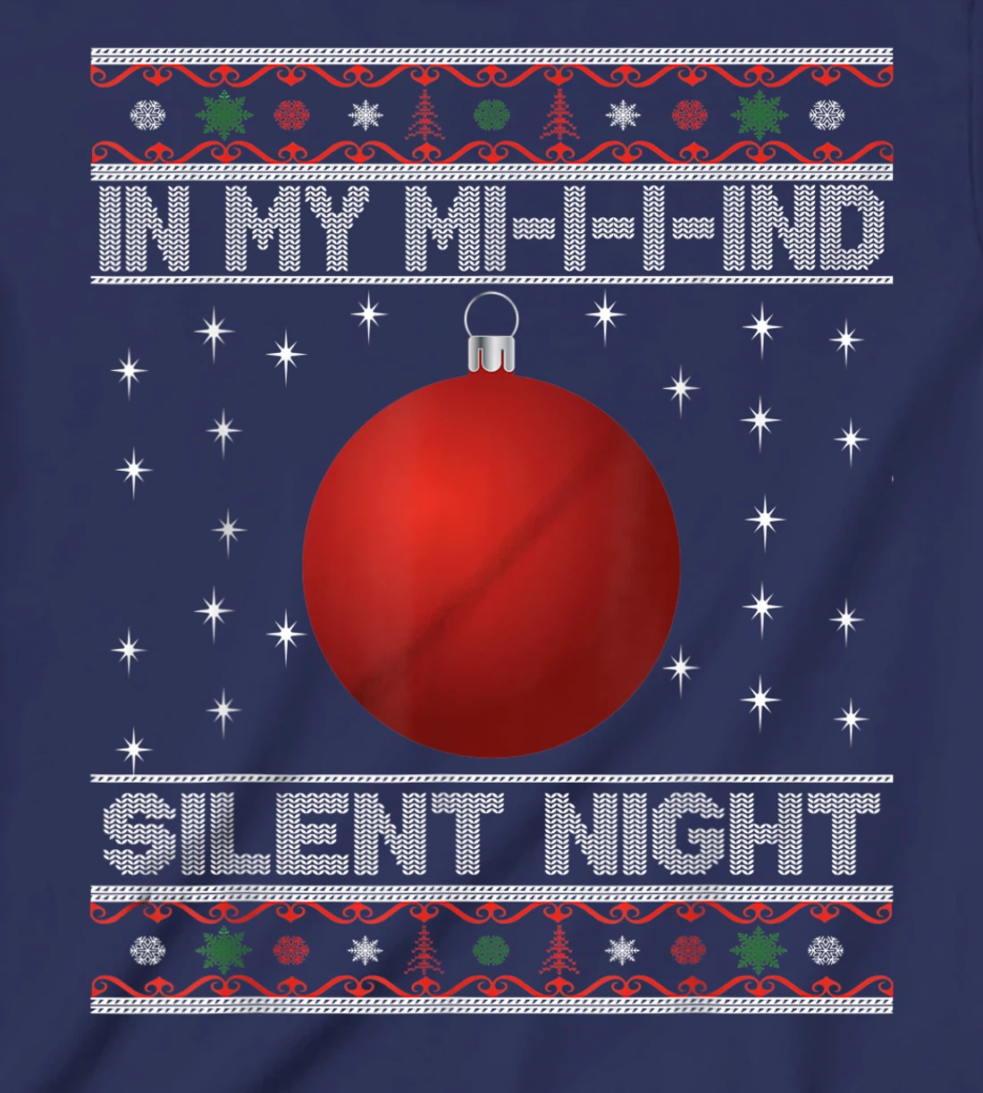 In My Mind Funny Black Family Matching Christmas Pajama T-Shirt, Kid T-Shirt and Women T-Shirt