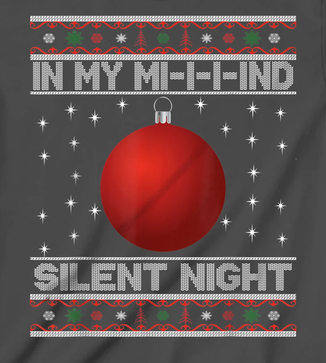 In My Mind Funny Black Family Matching Christmas Pajama T-Shirt, Kid T-Shirt and Women T-Shirt