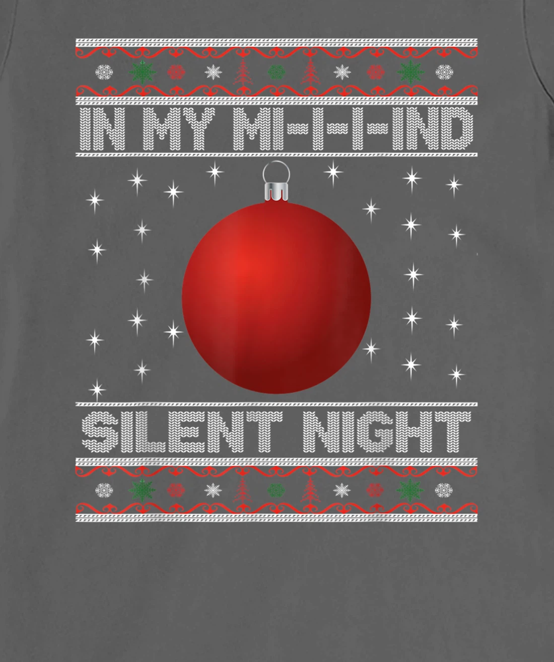 In My Mind Funny Black Family Matching Christmas Pajama T-Shirt, Kid T-Shirt and Women T-Shirt