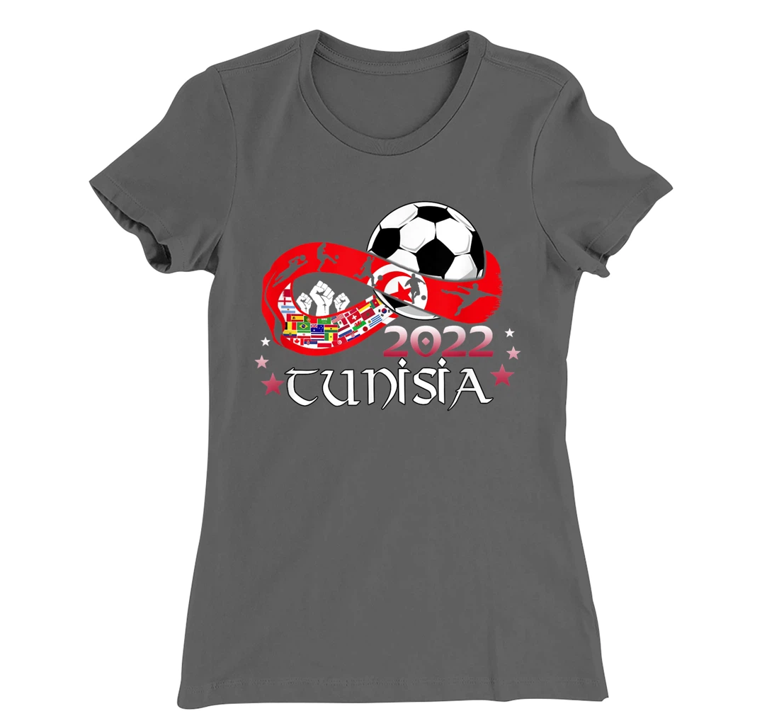 Proud Tunisia Flag Soccer Football Festival Team Danish 2022 T-Shirt, Kid T-Shirt and Women T-Shirt