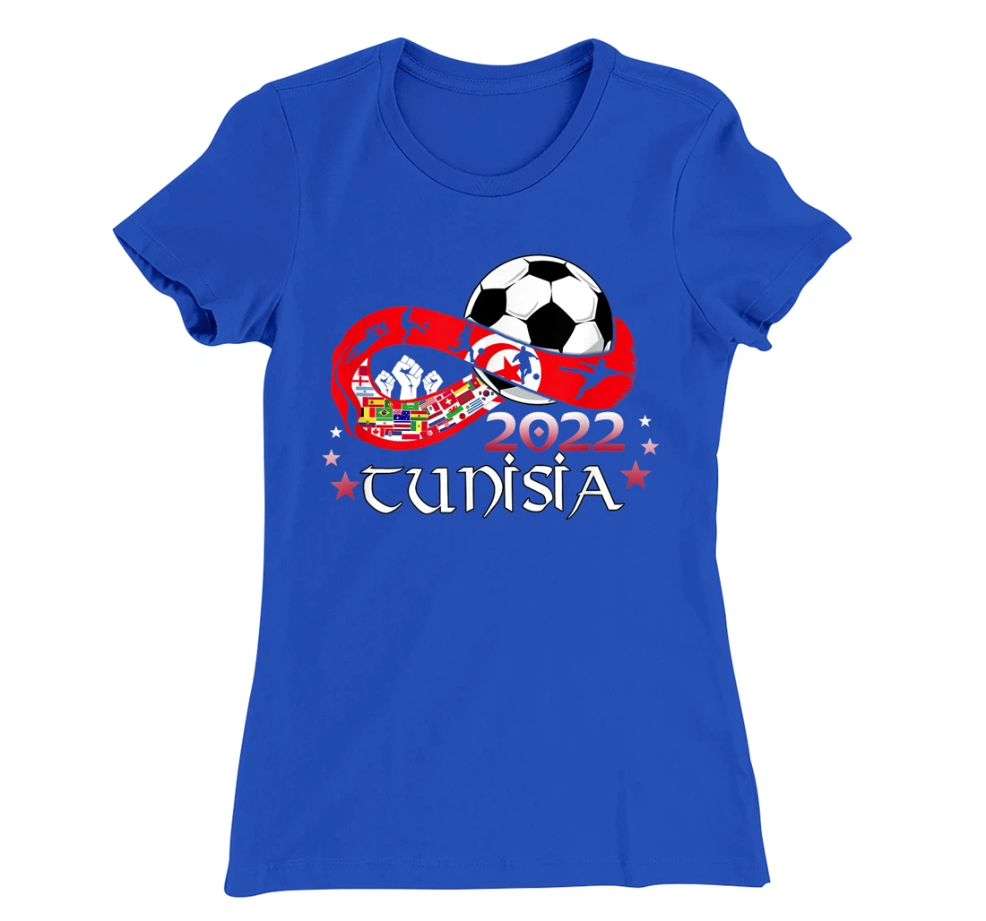 Proud Tunisia Flag Soccer Football Festival Team Danish 2022 T-Shirt, Kid T-Shirt and Women T-Shirt