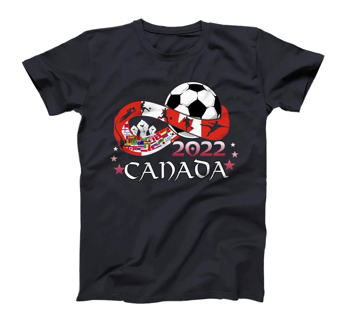 Proud Canada Flag Soccer Football Festival Team Canadian T-Shirt