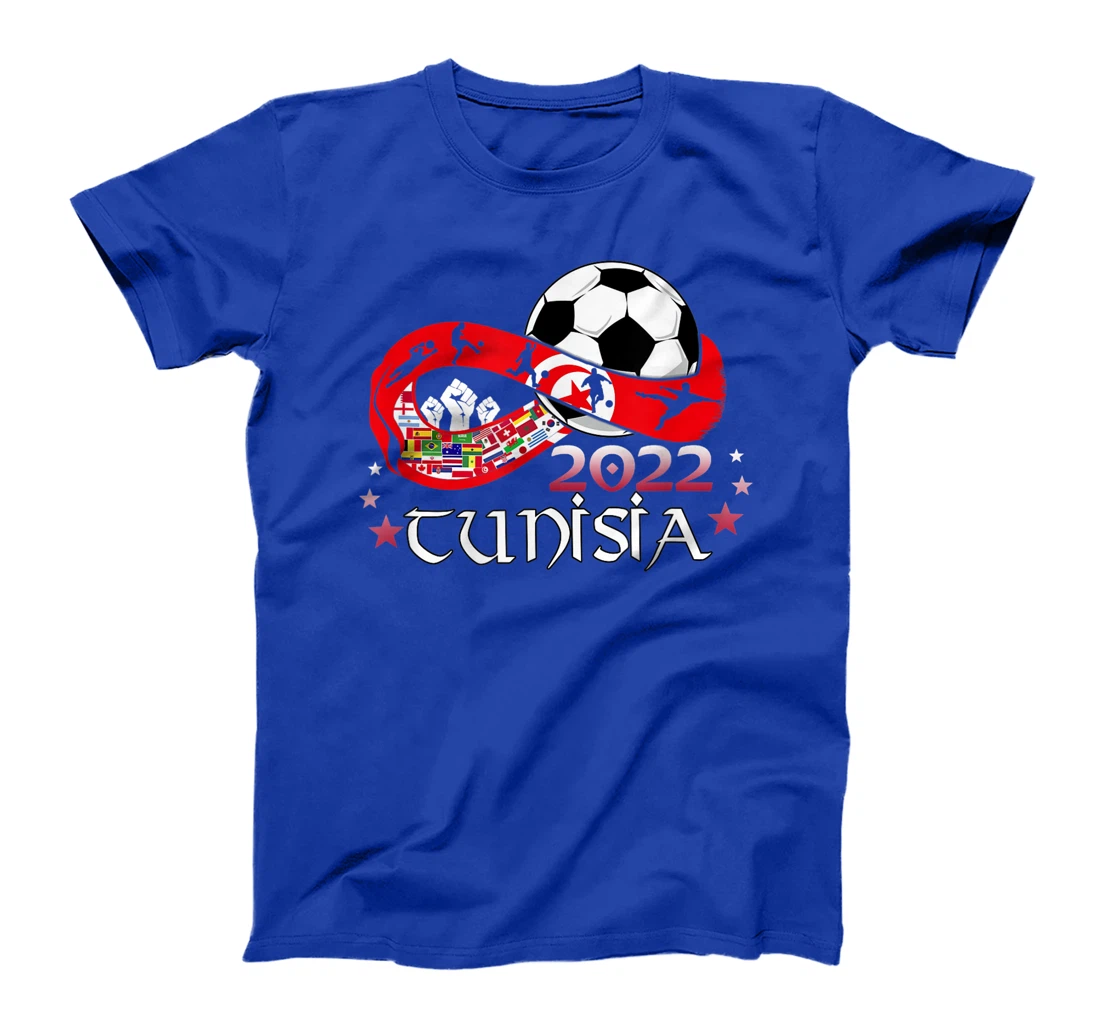 Proud Tunisia Flag Soccer Football Festival Team Danish 2022 T-Shirt, Kid T-Shirt and Women T-Shirt