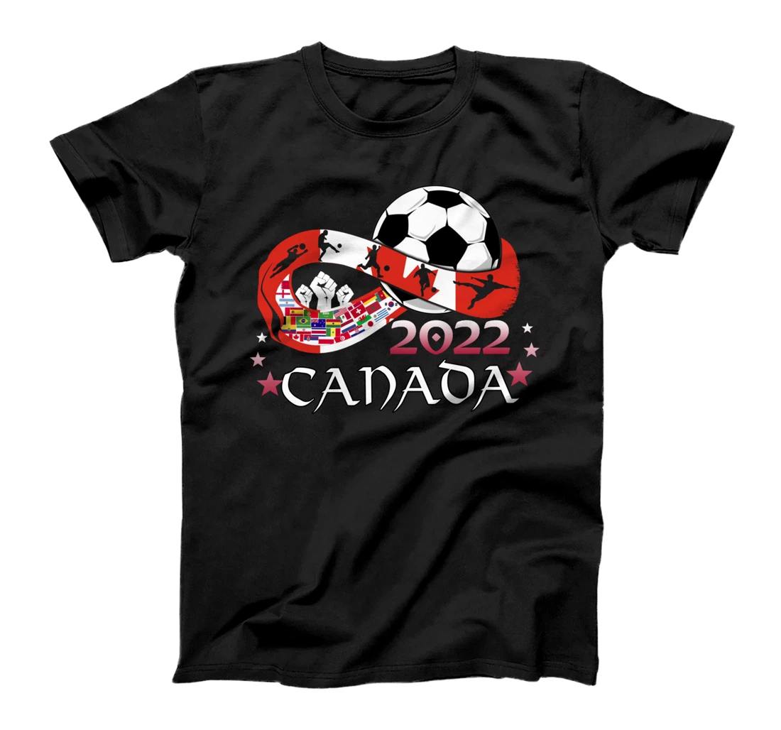 Proud Canada Flag Soccer Football Festival Team Canadian T-Shirt