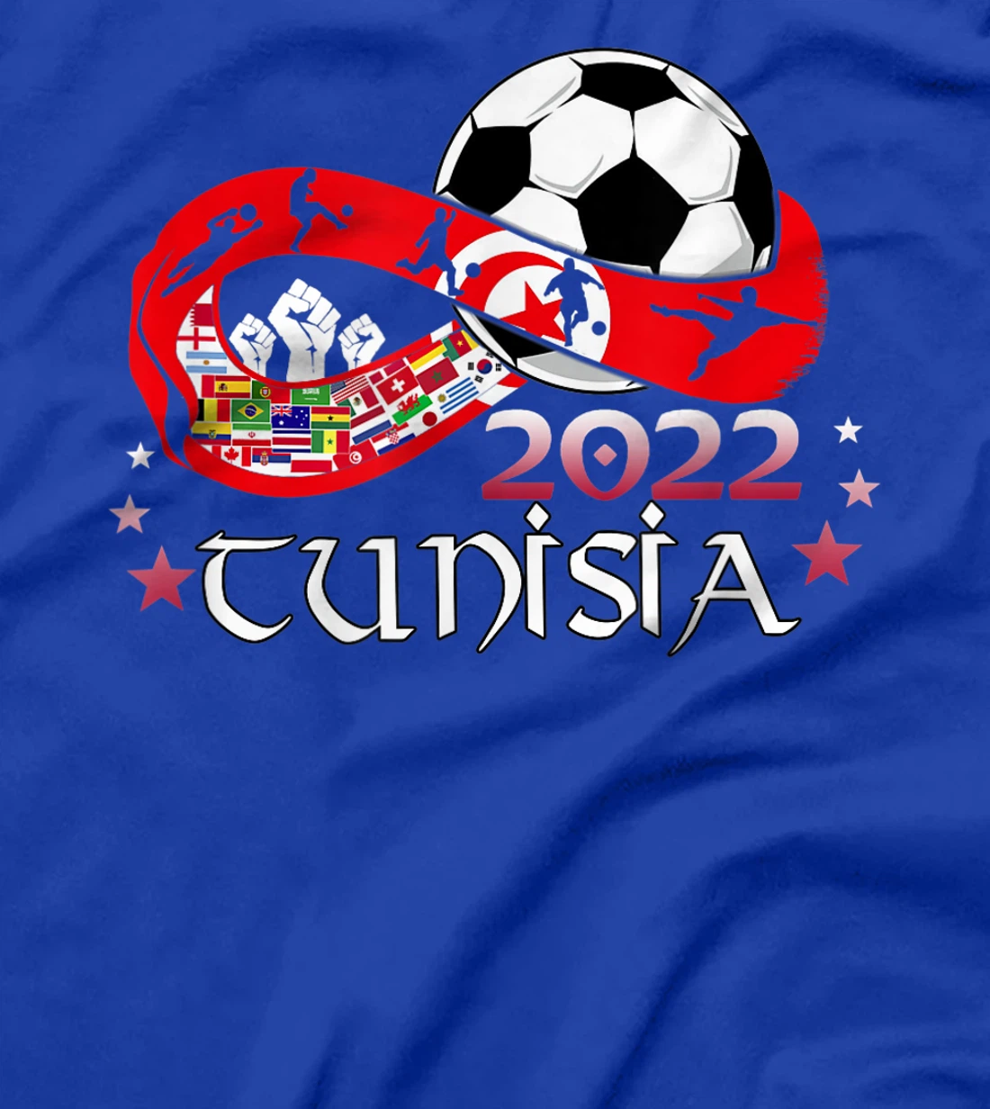 Proud Tunisia Flag Soccer Football Festival Team Danish 2022 T-Shirt, Kid T-Shirt and Women T-Shirt