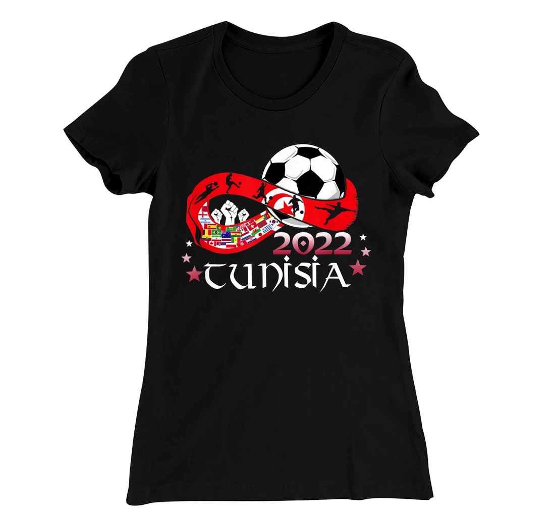 Proud Tunisia Flag Soccer Football Festival Team Danish 2022 T-Shirt, Kid T-Shirt and Women T-Shirt