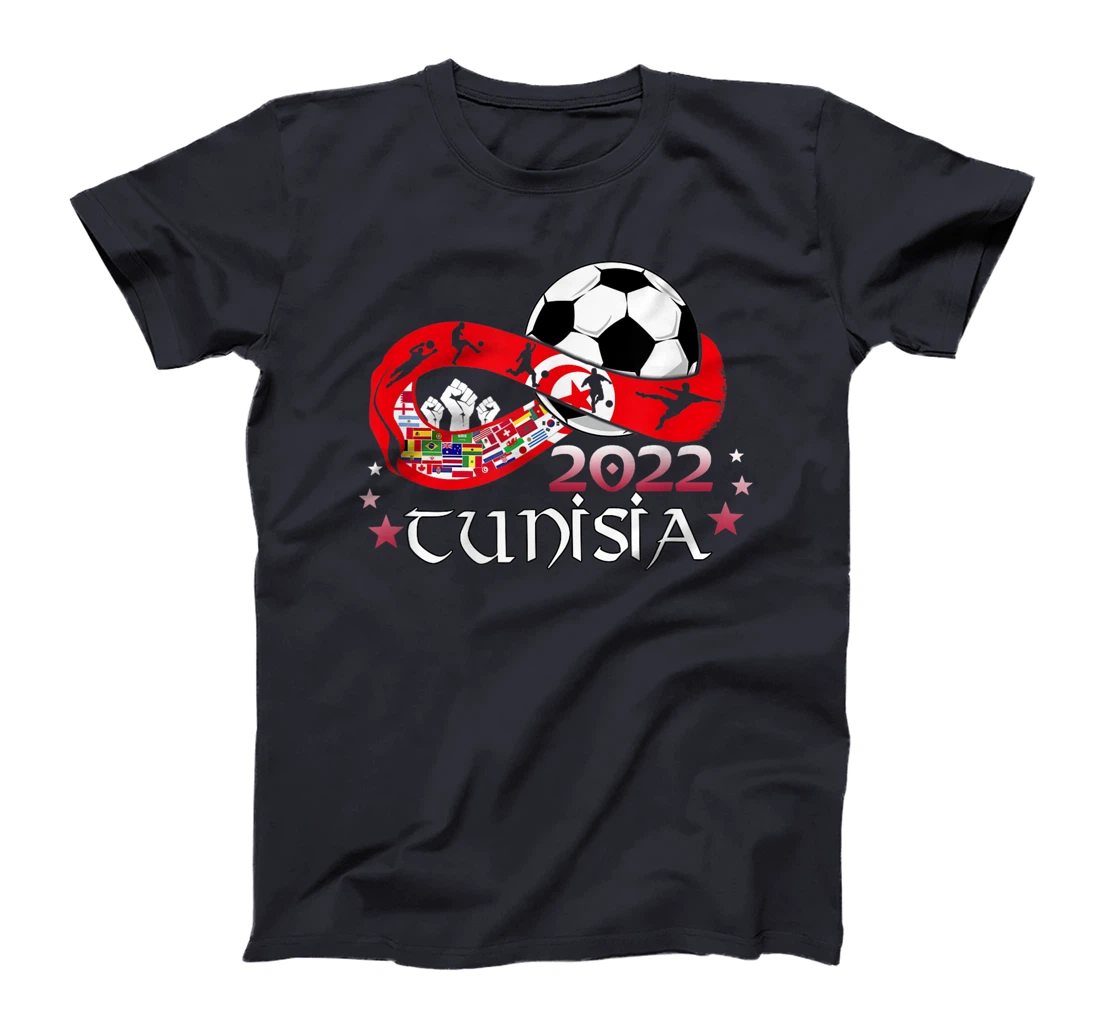 Proud Tunisia Flag Soccer Football Festival Team Danish 2022 T-Shirt, Kid T-Shirt and Women T-Shirt
