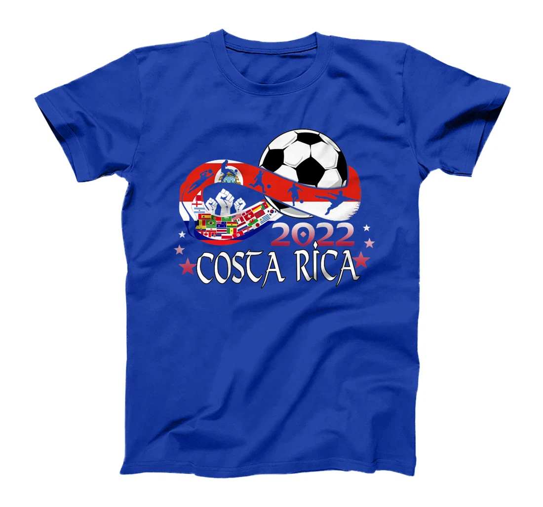 Costa Rica Flag Soccer Football Festival Team Costa Ricans T-Shirt, Kid T-Shirt and Women T-Shirt