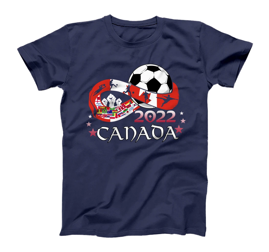 Proud Canada Flag Soccer Football Festival Team Canadian T-Shirt