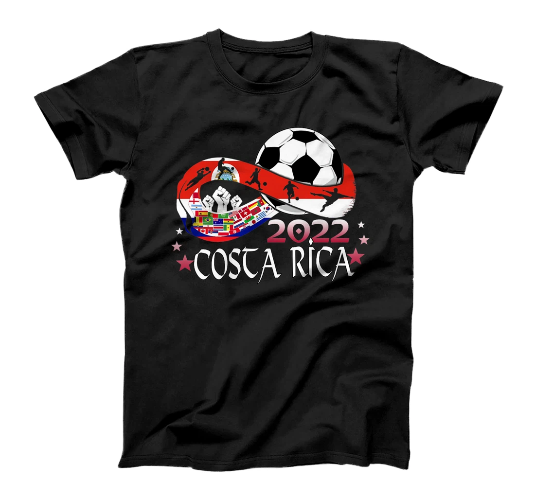 Costa Rica Flag Soccer Football Festival Team Costa Ricans T-Shirt, Kid T-Shirt and Women T-Shirt