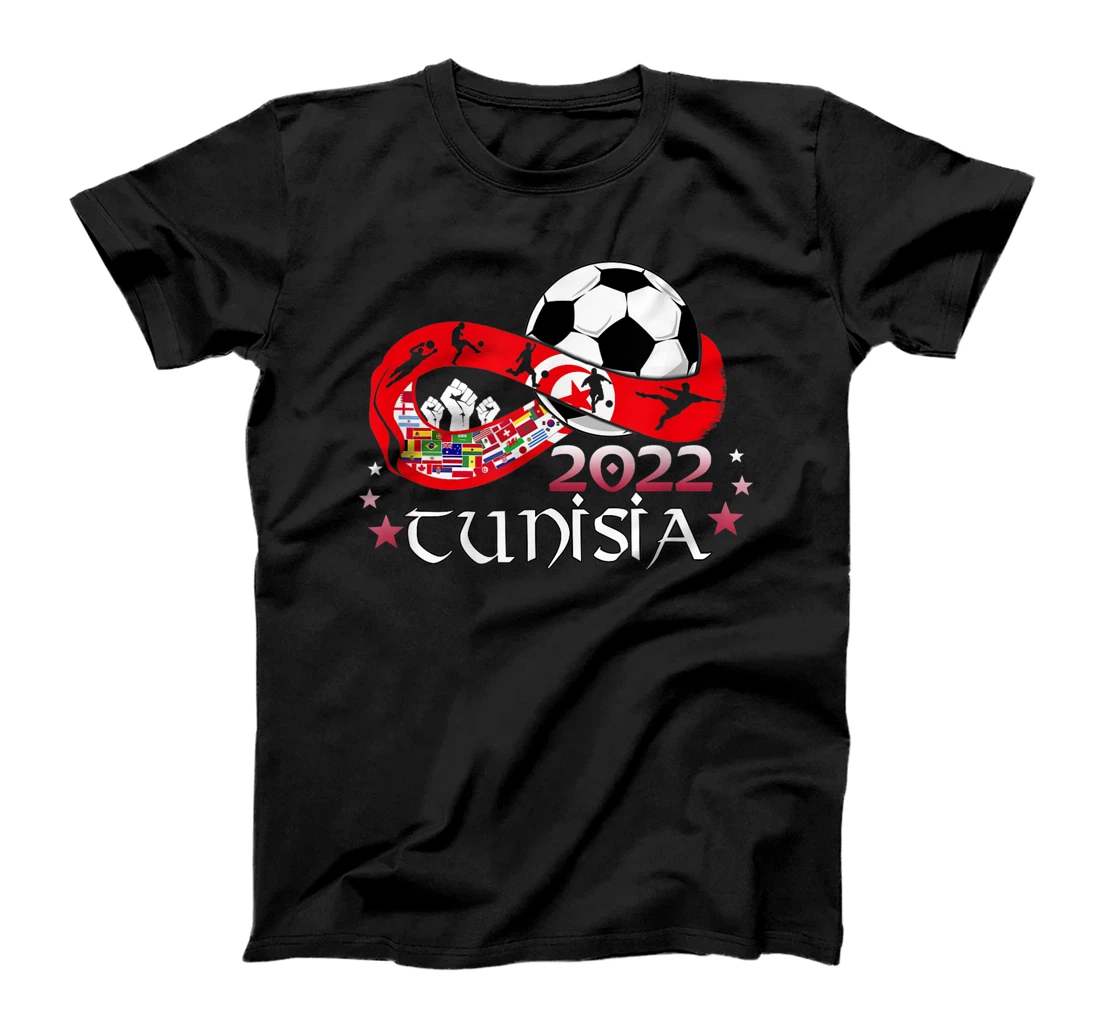 Proud Tunisia Flag Soccer Football Festival Team Danish 2022 T-Shirt, Kid T-Shirt and Women T-Shirt