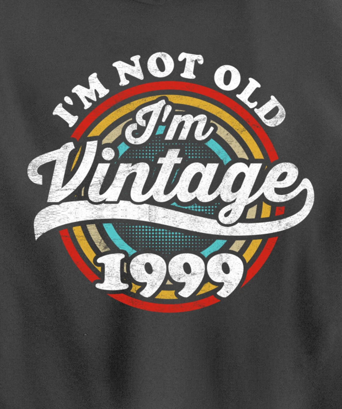 I'm Not Old I'm Vintage 1999 Pullover Hoodie