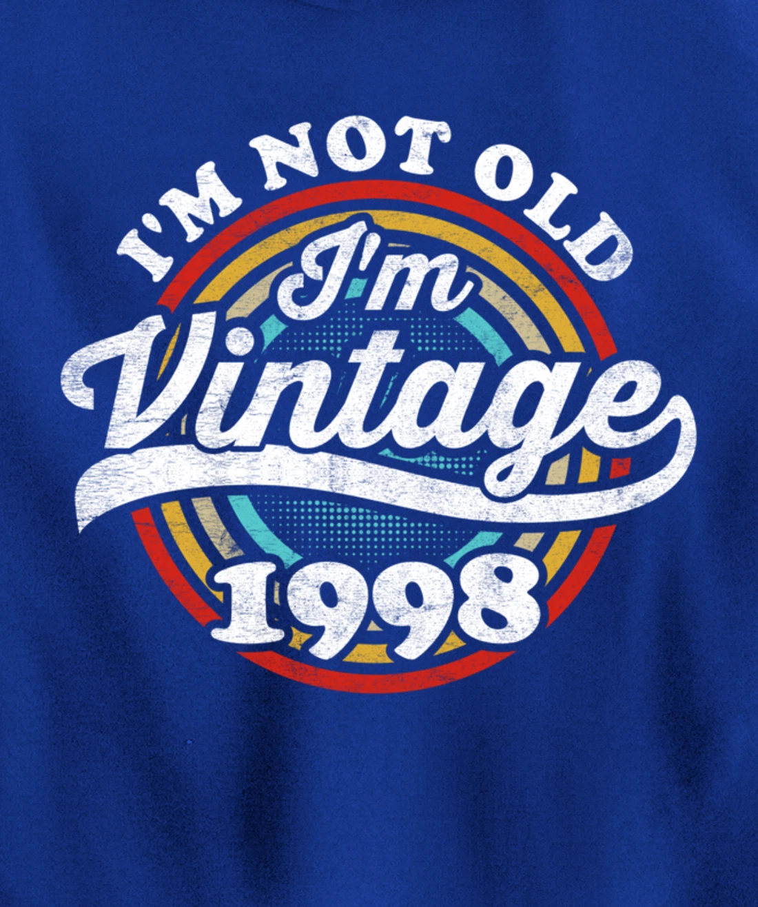 I'm Not Old I'm Vintage 1998 Pullover Hoodie