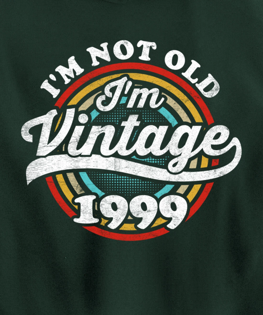 I'm Not Old I'm Vintage 1999 Pullover Hoodie