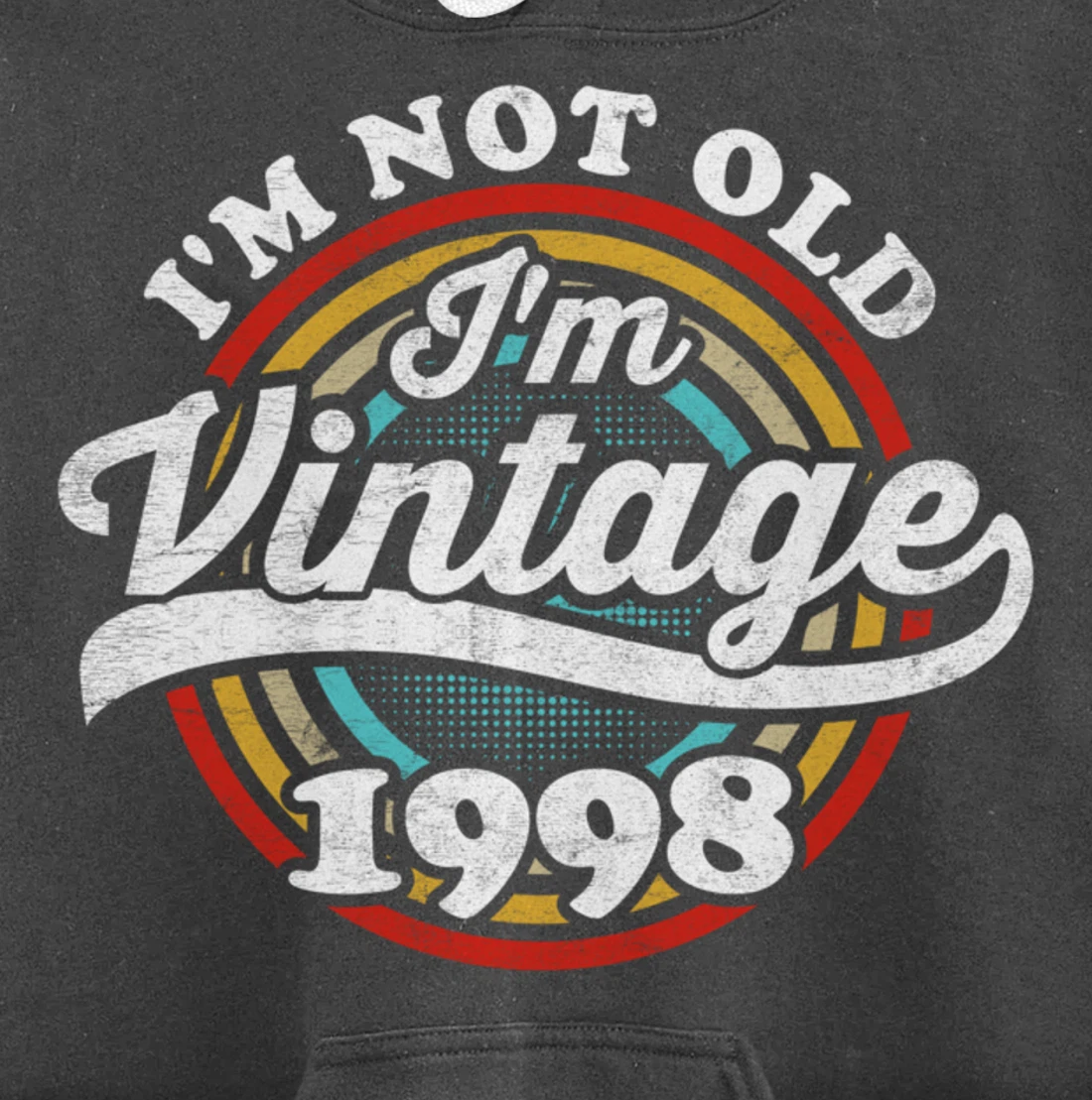 I'm Not Old I'm Vintage 1998 Pullover Hoodie