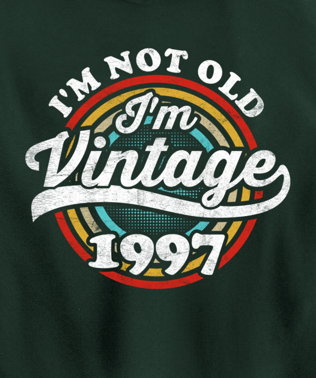 I'm Not Old I'm Vintage 1997 Pullover Hoodie