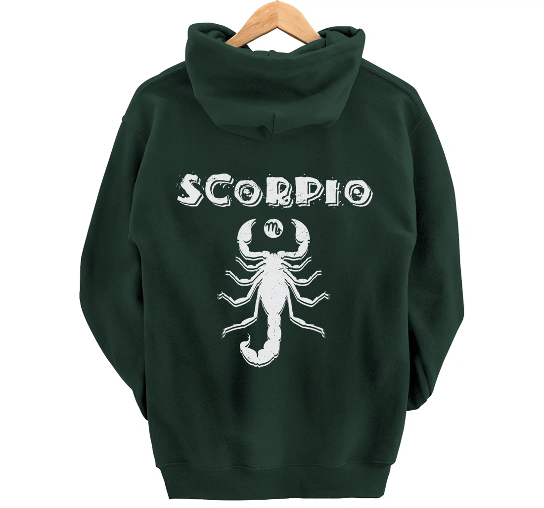 Skoropion Zodiac Astrology Skoropion Zodiac Signs Pullover Hoodie