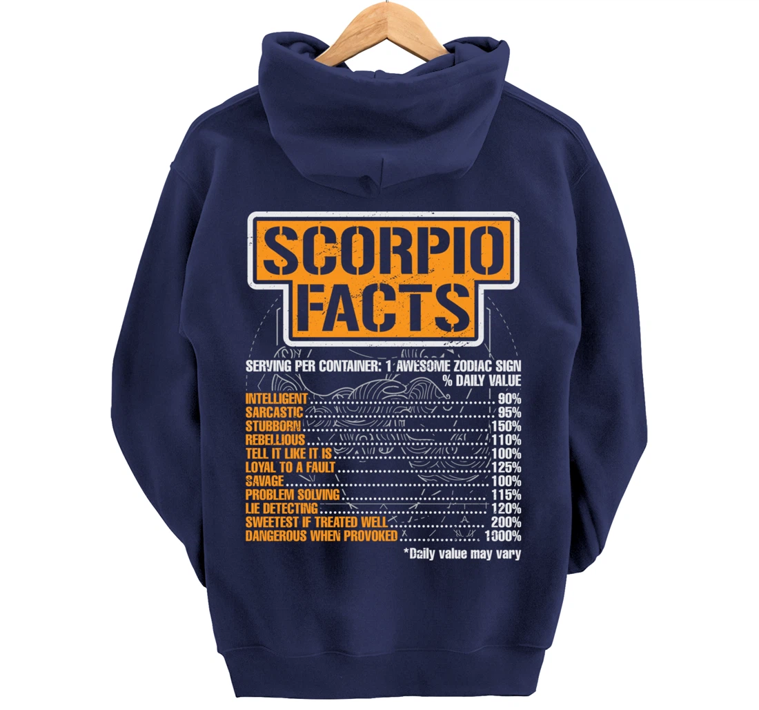 Skoropion Zodiac Astrology Skoropion Zodiac Signs Pullover Hoodie