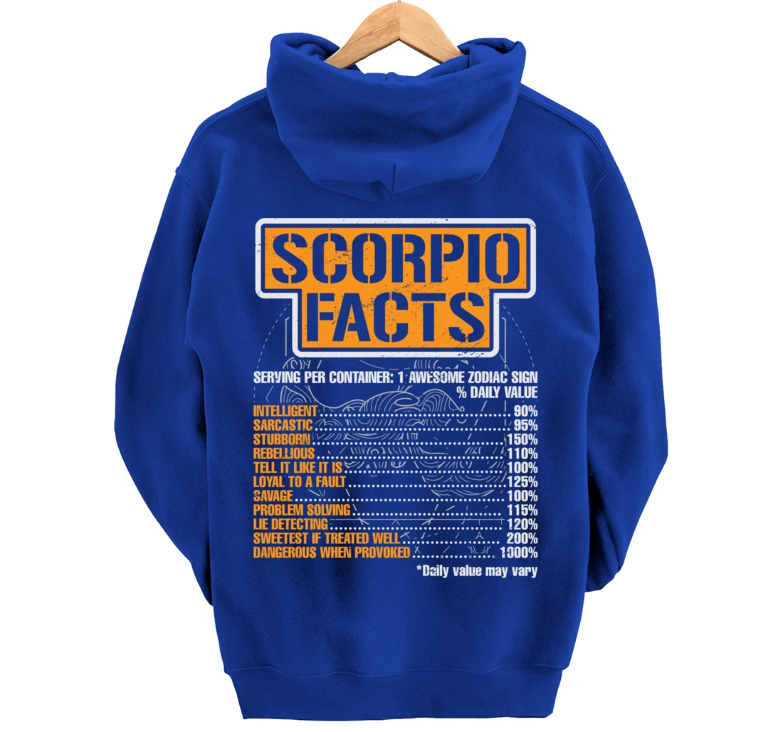 Skoropion Zodiac Astrology Skoropion Zodiac Signs Pullover Hoodie