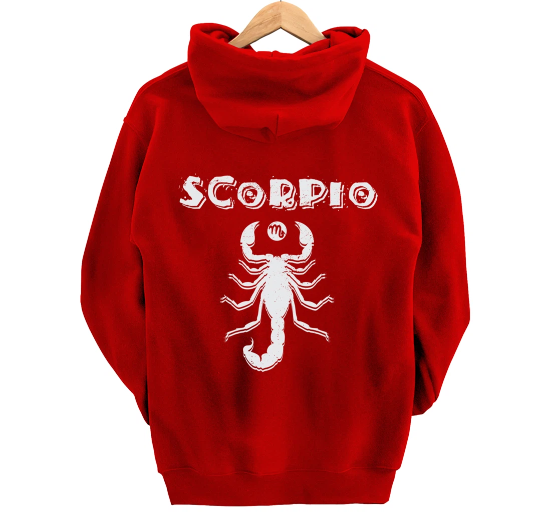 Skoropion Zodiac Astrology Skoropion Zodiac Signs Pullover Hoodie