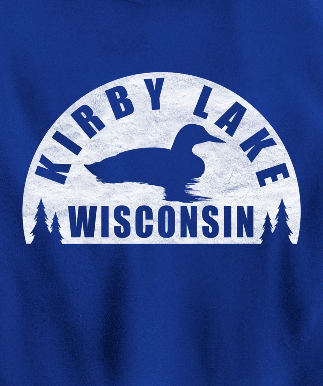 Kirby Lake Northern Wisconsin Loon Pullover Hoodie