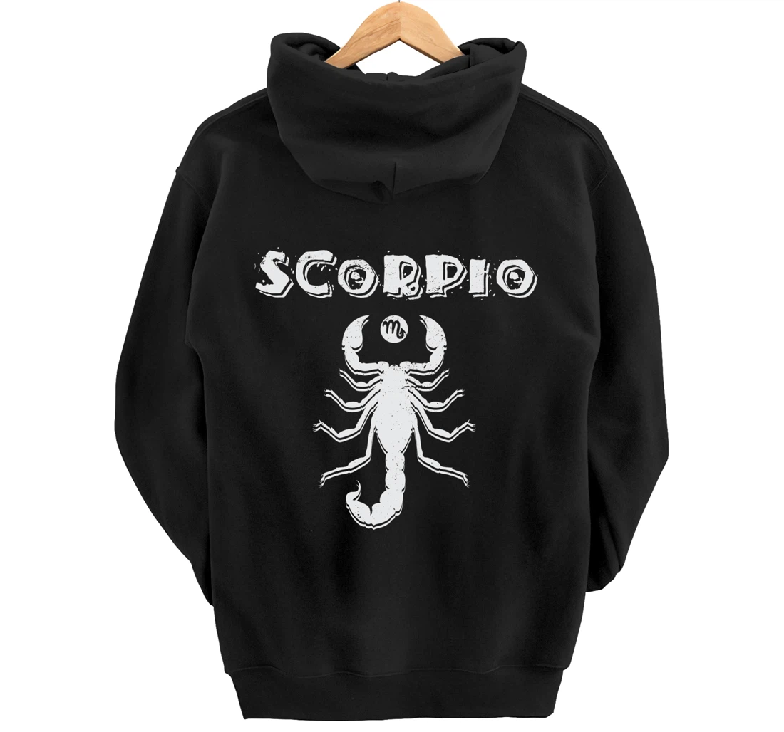Skoropion Zodiac Astrology Skoropion Zodiac Signs Pullover Hoodie