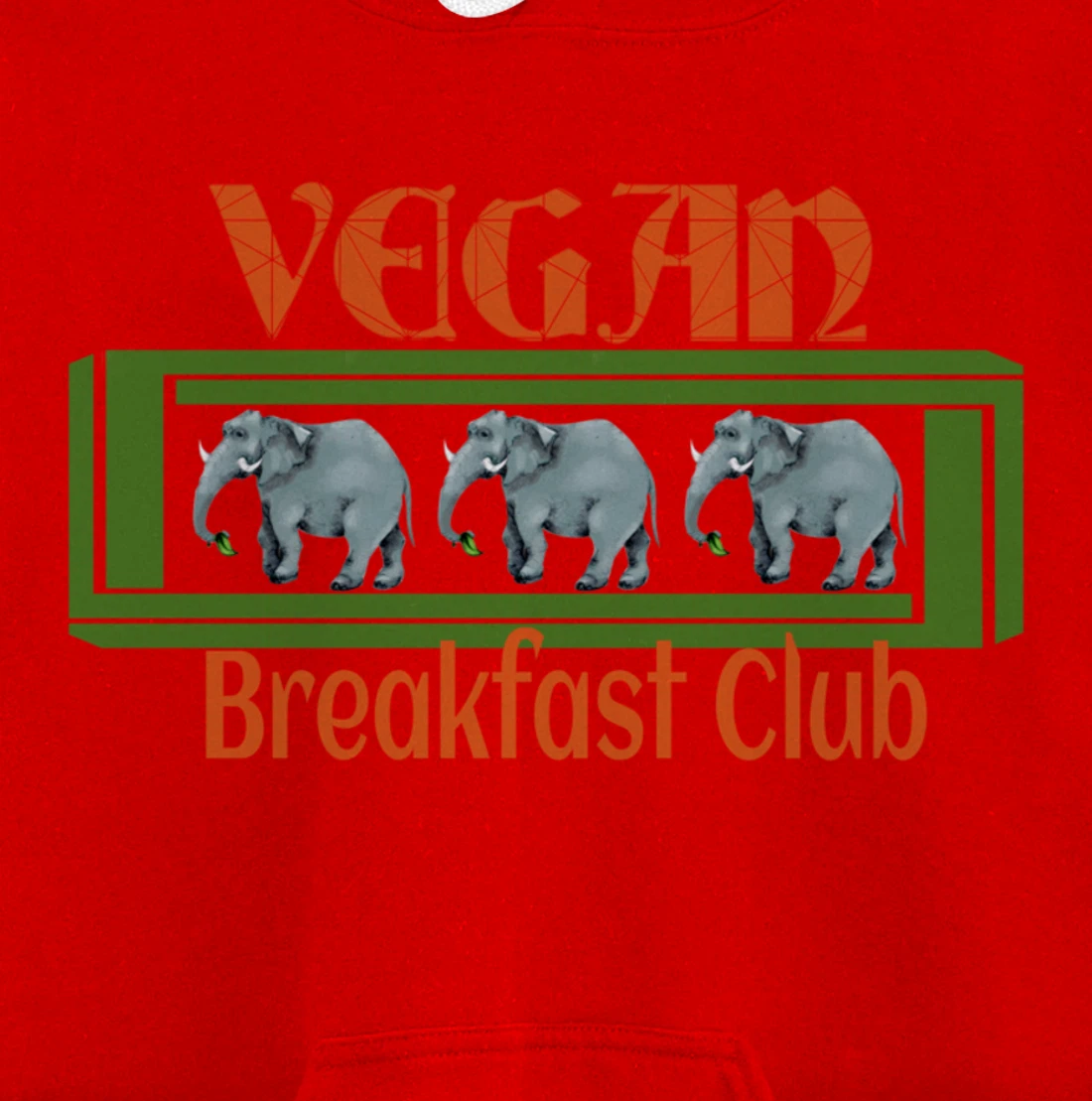 Cruelty free Vegan Vegetarian Pullover Hoodie