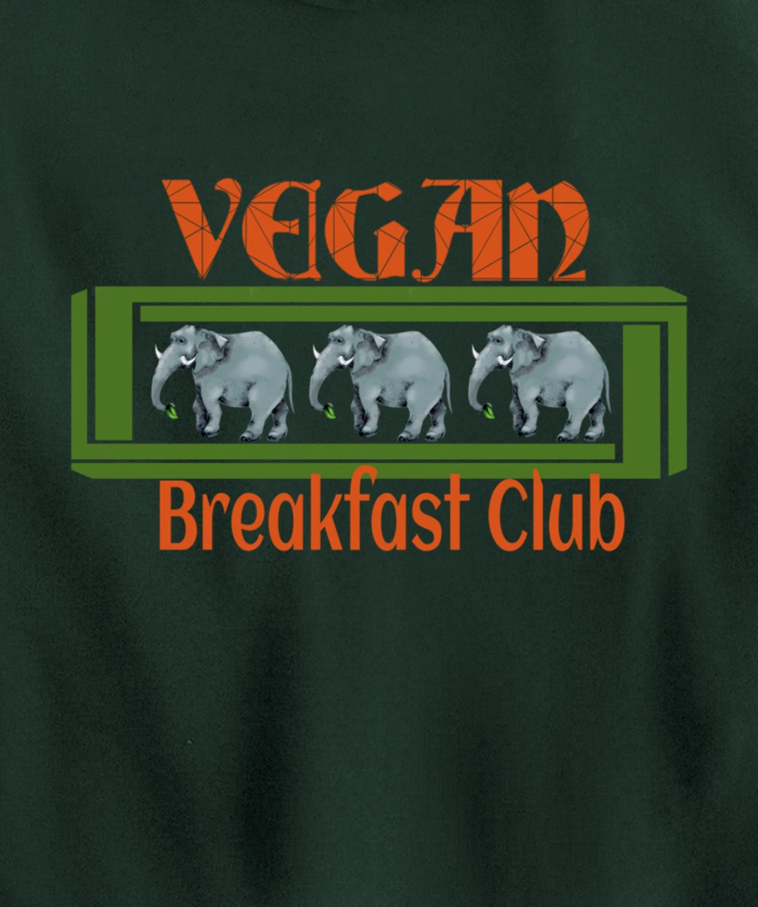 Cruelty free Vegan Vegetarian Pullover Hoodie