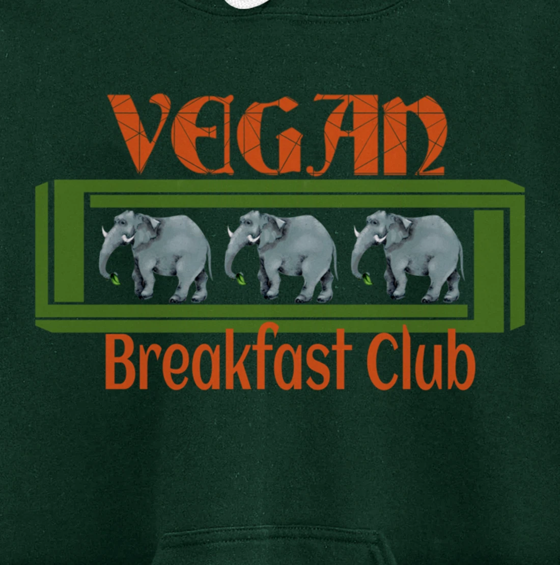 Cruelty free Vegan Vegetarian Pullover Hoodie