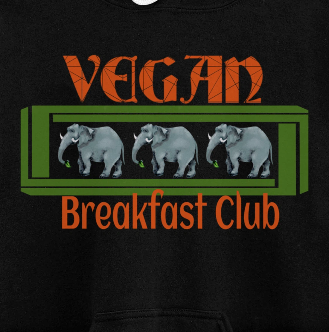 Cruelty free Vegan Vegetarian Pullover Hoodie