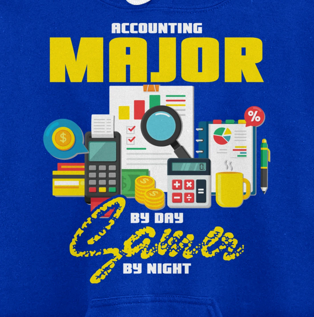 Accountant Hoodie Accounting Major By Day Gamer By Night Pullover Hoodie