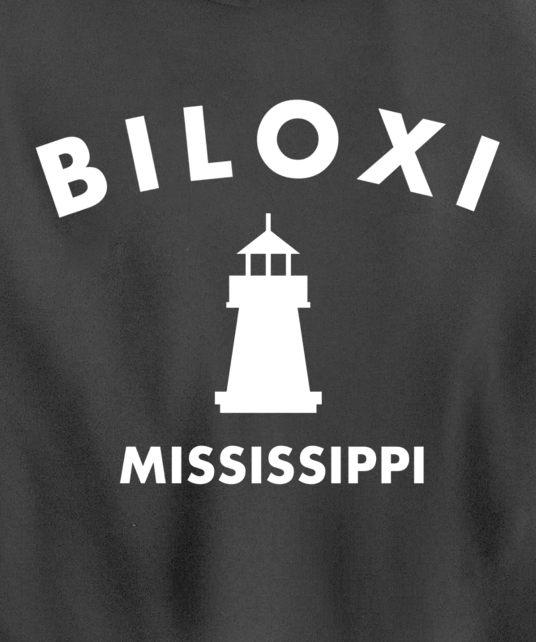 Biloxi Mississippi Gulf of Mexico Lighthouse Pullover Hoodie