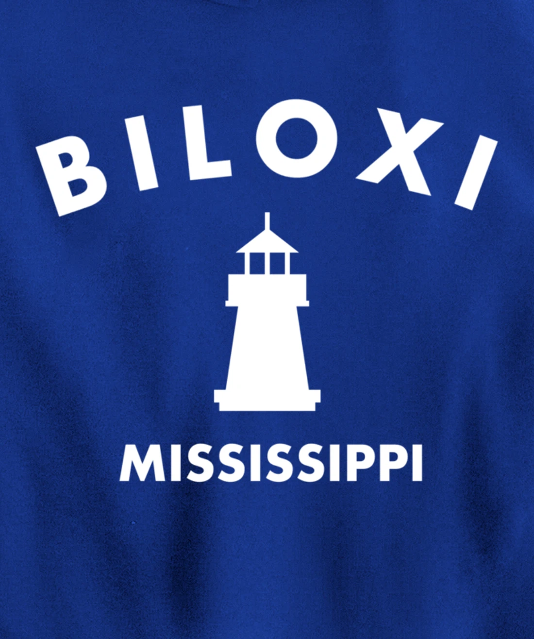 Biloxi Mississippi Gulf of Mexico Lighthouse Pullover Hoodie