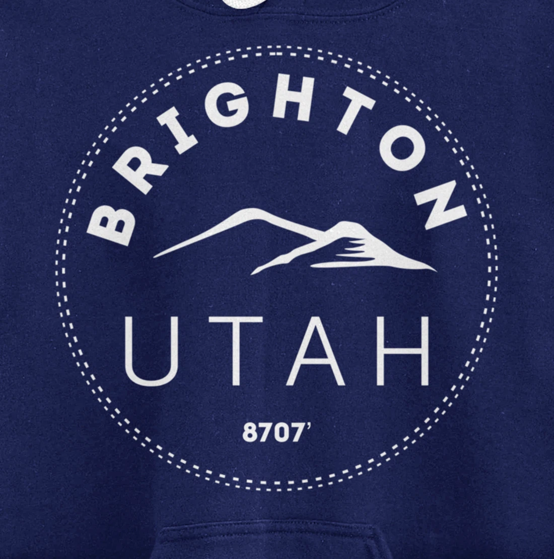 Brighton Utah - Rocky Mountain UT Pullover Hoodie