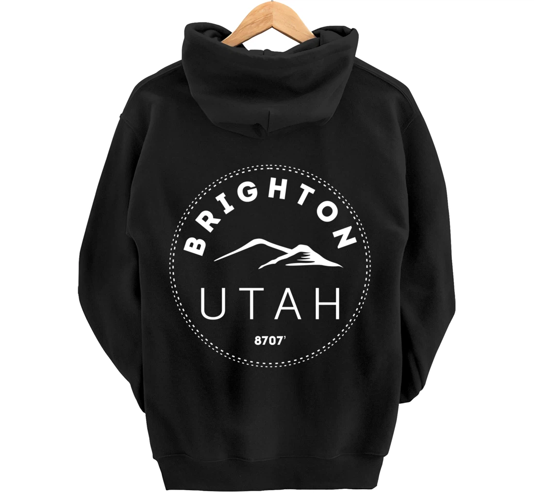 Brighton Utah - Rocky Mountain UT Pullover Hoodie