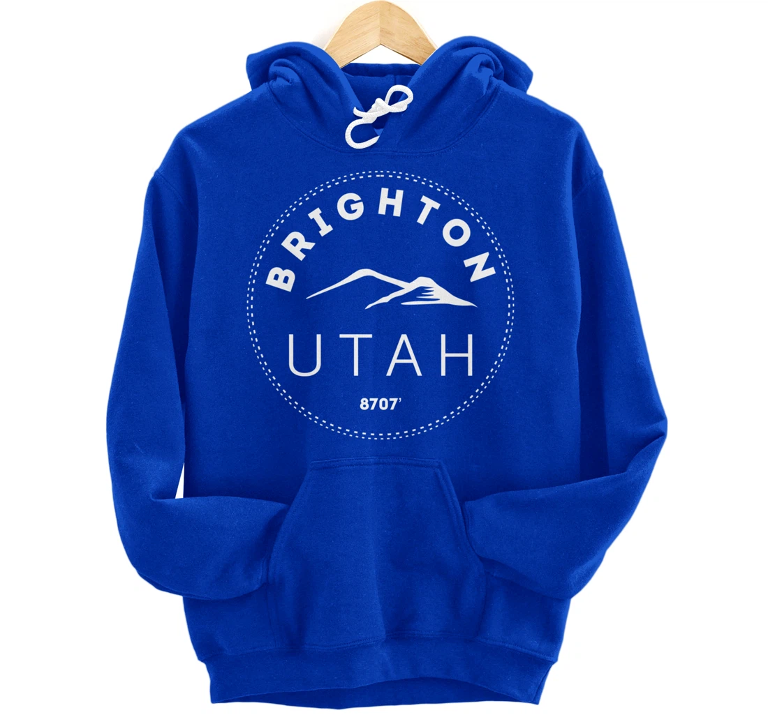 Brighton Utah - Rocky Mountain UT Pullover Hoodie