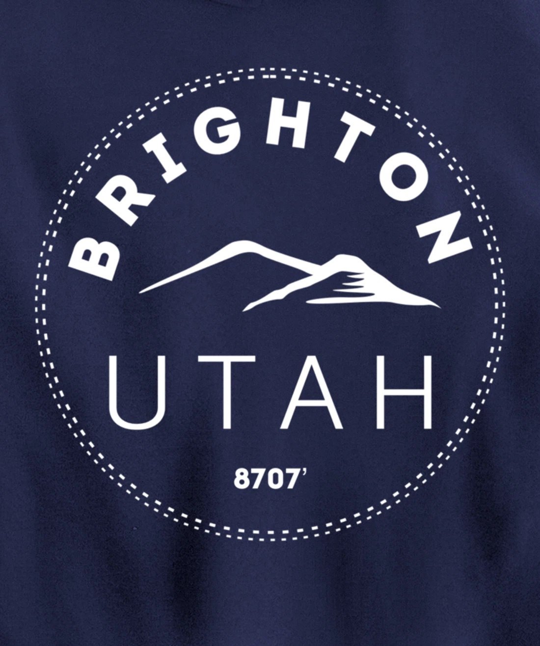 Brighton Utah - Rocky Mountain UT Pullover Hoodie
