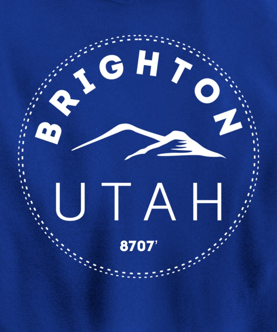 Brighton Utah - Rocky Mountain UT Pullover Hoodie
