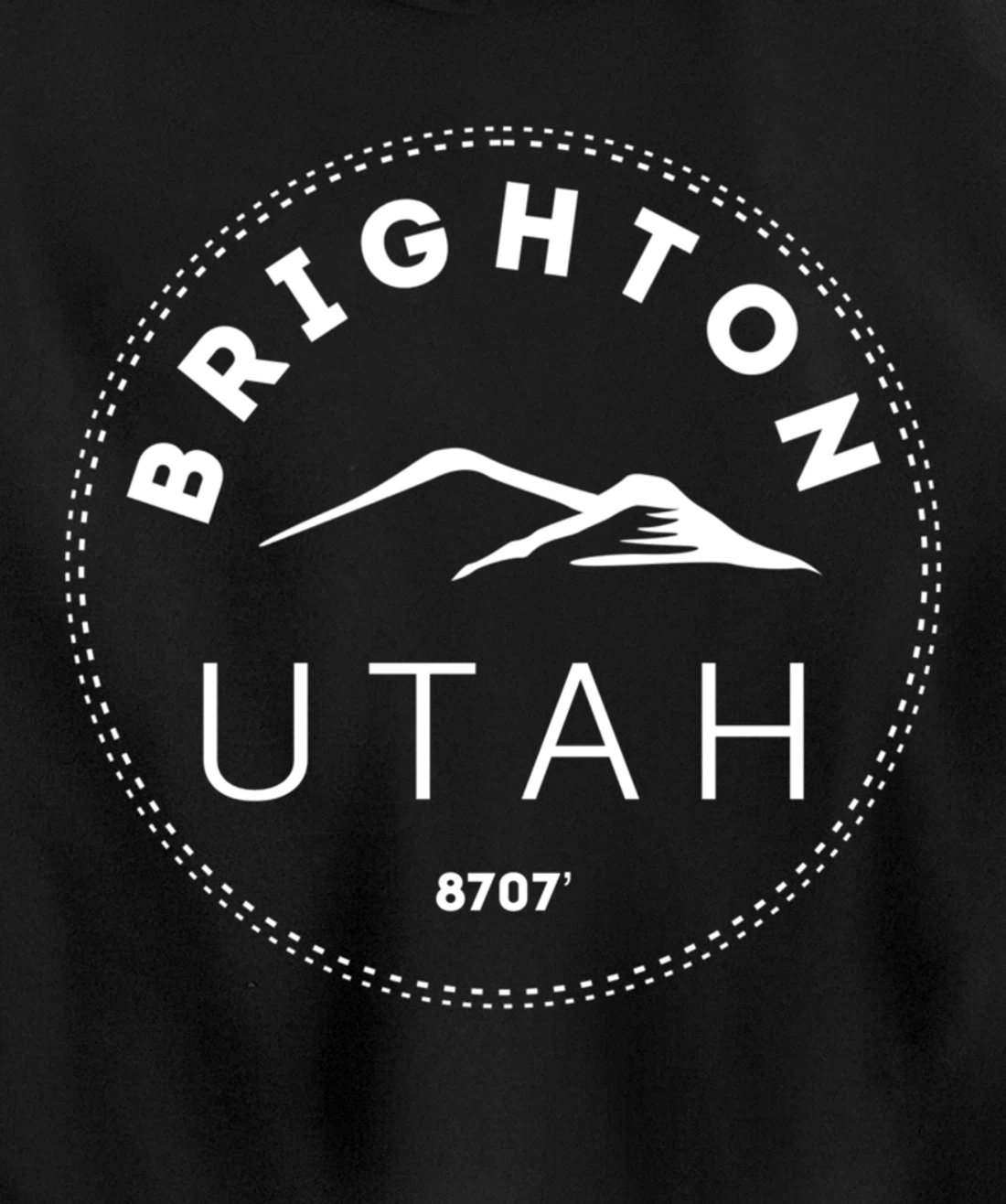 Brighton Utah - Rocky Mountain UT Pullover Hoodie