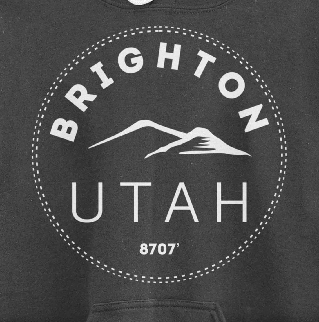 Brighton Utah - Rocky Mountain UT Pullover Hoodie